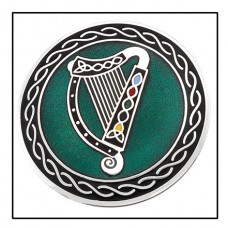 BROOCH CELTIC IRISH HARP
